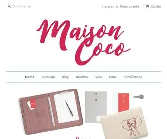 Maisoncocodecor.com.mx(Maison Coco Decor) Screenshot