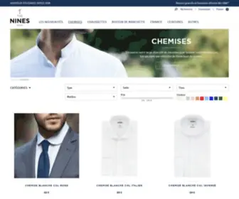 Maisondelachemise.fr(Chemise homme haut de gamme et élégante) Screenshot