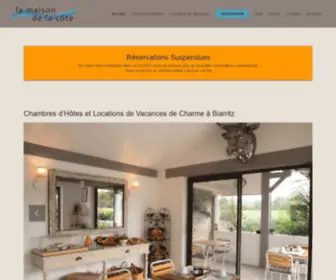 Maisondelacote.fr(La Maison de la Côte) Screenshot