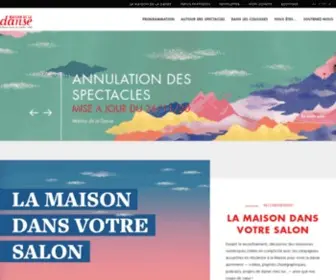 Maisondeladanse.com(Sortir à Lyon) Screenshot