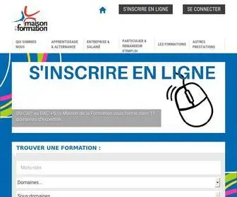 Maisondelaformation.net(Maison de la formation Poitiers) Screenshot