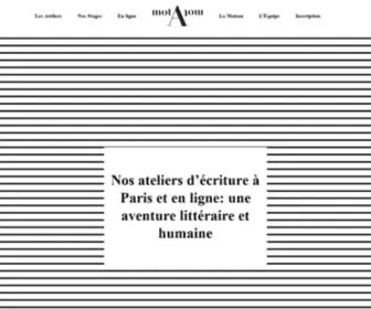 Maisondelecriture.fr(Ateliers d'écriture à Paris et en ligne) Screenshot