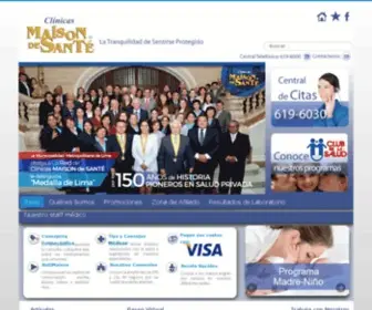 Maisondesante.org.pe(Inicio) Screenshot
