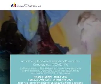 Maisondesartsrivesud.org(Maison des Arts Rive) Screenshot