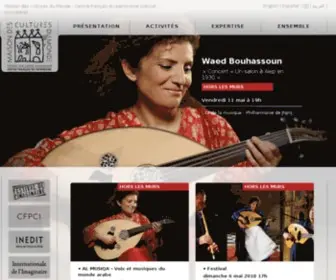 Maisondesculturesdumonde.org(Maison des Cultures du Monde) Screenshot