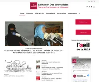 Maisondesjournalistes.org(Maison des journalistes) Screenshot