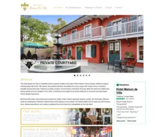 Maisondeville.com(Hotel Maison De Ville) Screenshot