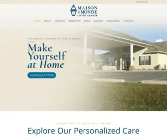 Maisondumondelivingcenter.com(Maison du Monde Living Center located in Abbeville La) Screenshot