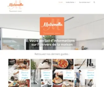 Maisonella.fr(Votre portail d'informations sur l'univers de la maison) Screenshot