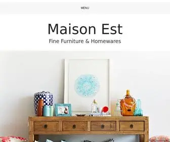 Maisonest.com.au(Maison Est) Screenshot