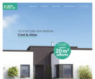 Maisonfamiliale.com(Constructeur de maisons sur mesure) Screenshot