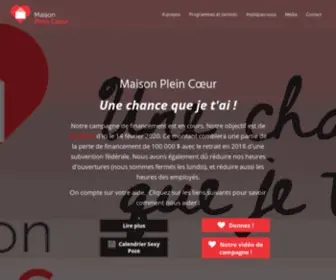 Maisonpleincoeur.org(En pleine crise de la COVID) Screenshot