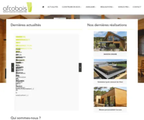 Maisons-Bois.org(AFCOBOIS) Screenshot