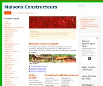 Maisons-Constructeurs.com(Maisons Constructeurs) Screenshot