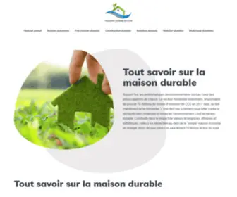 Maisons-Durables.com(Maison Durable et Éco) Screenshot