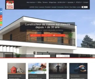 Maisons-Leon.com(Constructeur de maison sur) Screenshot