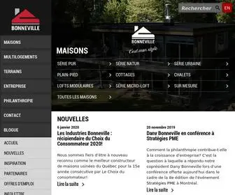 Maisonsbonneville.com(Maisons usin) Screenshot