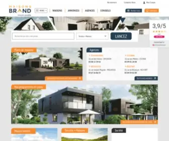 Maisonsbrand.fr(Constructeur de maisons individuelles) Screenshot