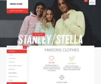 Maisonsclothes.be(Maisons Clothes by Graphibe) Screenshot
