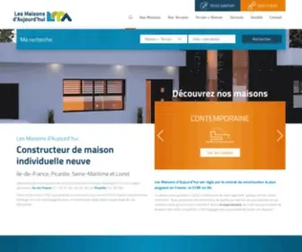 Maisonsdaujourdhui.fr(Constructeur de maison Ile) Screenshot