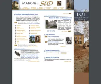 Maisonsdusud.com(Châteaux) Screenshot