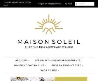 Maisonsoleil.com(Maison Soleil) Screenshot