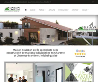 Maisontradition.com(MAISON TRADITION Constructeur de maisons individuelles) Screenshot