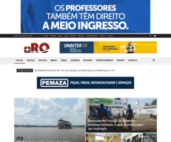 Maisro.com.br(Portal Mais Rondônia) Screenshot