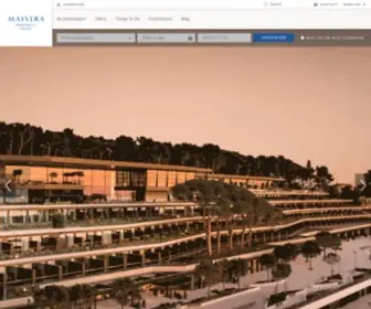 Maistra.com(Hotels and Resorts in Rovinj) Screenshot