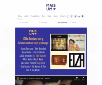 Maisumdiscos.com(Mais Um) Screenshot