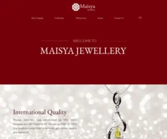 Maisyajewellery.com(Premium Jewellery) Screenshot