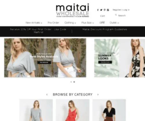 Maitaiwholesale.com(Create an Ecommerce Website and Sell Online) Screenshot