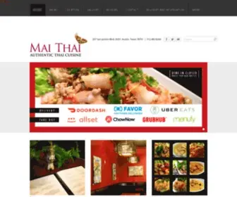 Maithaiaustin.com(Mai Thai Restaurant) Screenshot