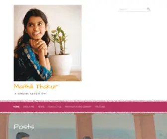 Maithilithakur.com(maithilithakur) Screenshot