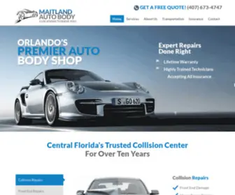 Maitlandautobody.com(Maitland Auto Body) Screenshot