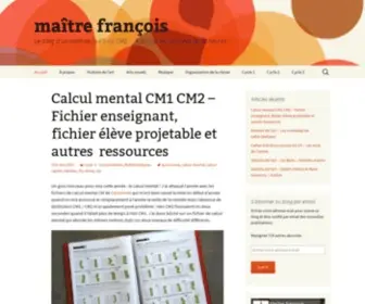 Maitrefrancois.com(Maître françois) Screenshot