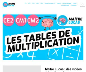 Maitrelucas.fr(Maître Lucas) Screenshot
