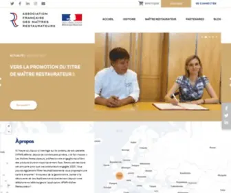 Maitresrestaurateurs.com(Association Française des Maîtres Restaurateurs) Screenshot
