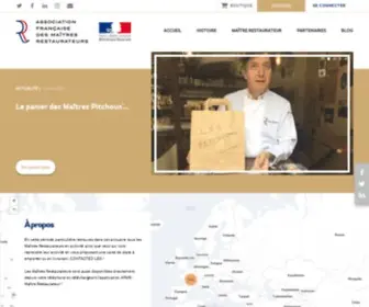 Maitresrestaurateurs.fr(Association Française des Maîtres Restaurateurs) Screenshot