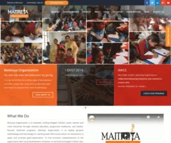 Maitreyaorganization.org(Best NGO in India) Screenshot