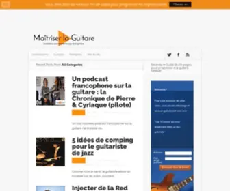 Maitriser-LA-Guitare.com(Maitriser la Guitare) Screenshot