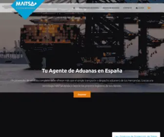 Maitsa.com(Tu Agente de Aduanas en España) Screenshot
