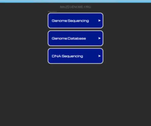 Maizegenome.org(Maizegenome) Screenshot