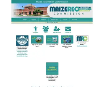 Maizerec.com(Maize Recreation Commission) Screenshot