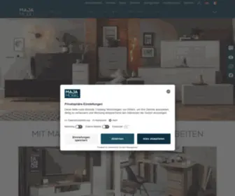 Maja-Moebel.de(Hochwertige Möbel für Media) Screenshot