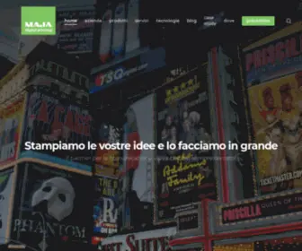 Majadigitalprinting.it(Stampa digitale grande formato) Screenshot