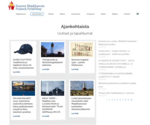 Majakkaseura.fi(Suomen Majakkaseura ry) Screenshot