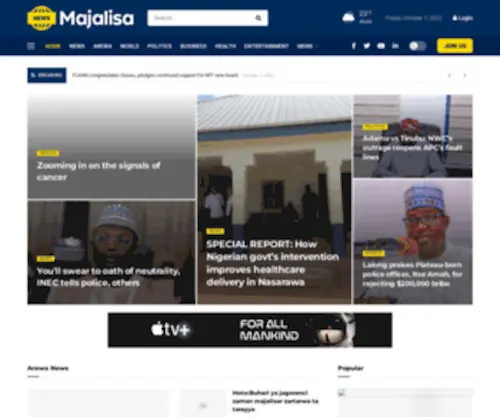 Majalisa.com(Majalisa Network) Screenshot