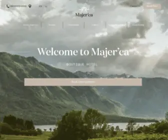 Majerca.si(Boutique hotel and restaurant Bohinj Lake) Screenshot