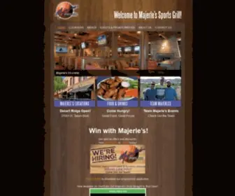 Majerles.com(Majerle’s Sports Grill) Screenshot